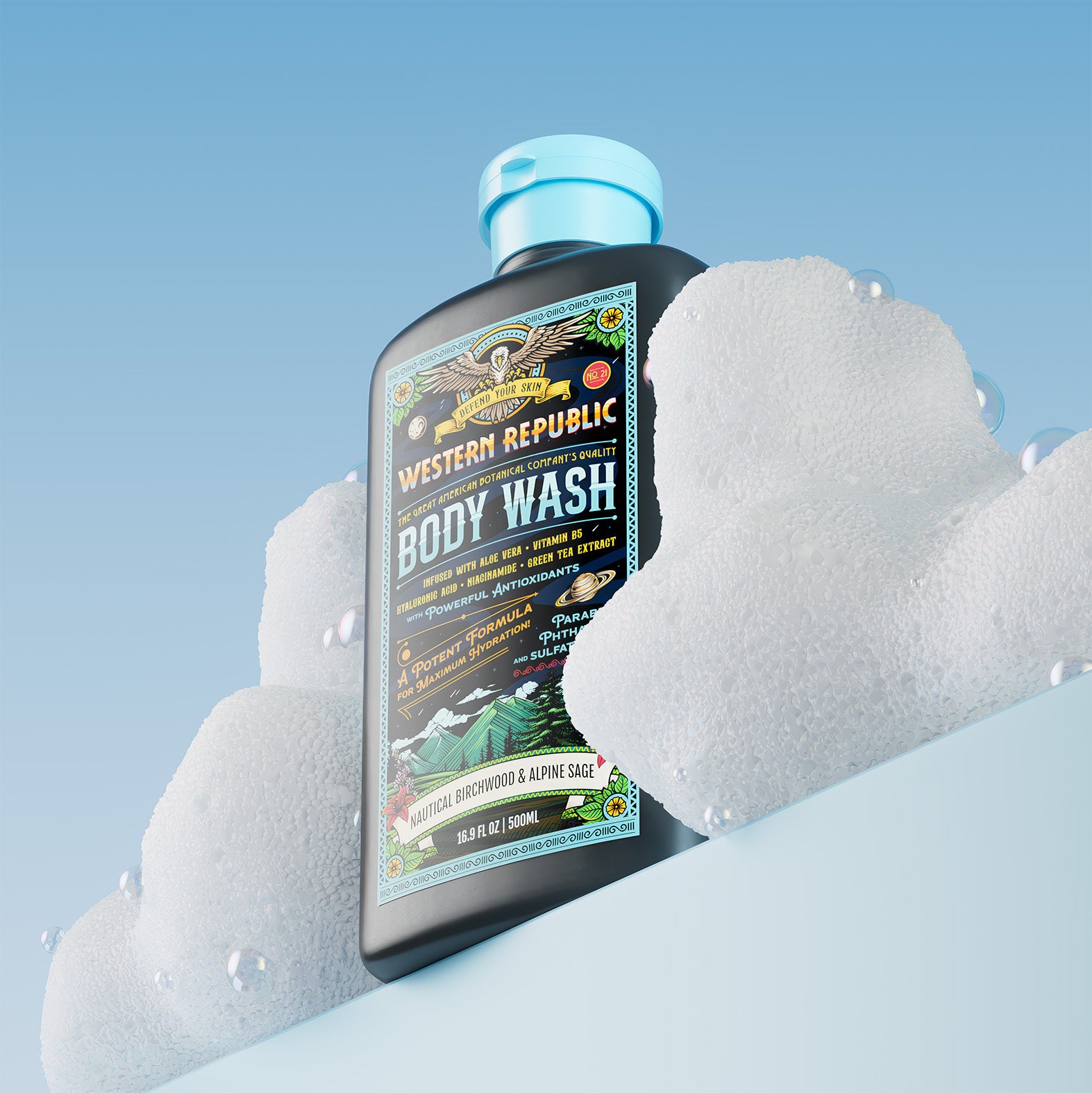 Nautical Birchwood & Alpine Sage